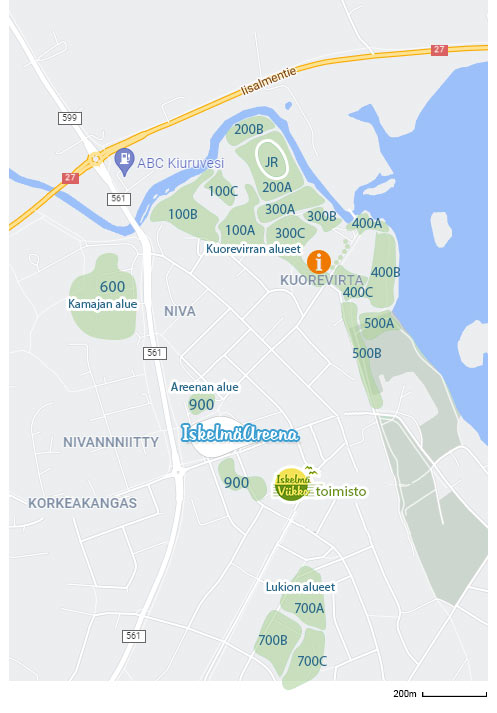 Iskelmäviikko karavanalueet